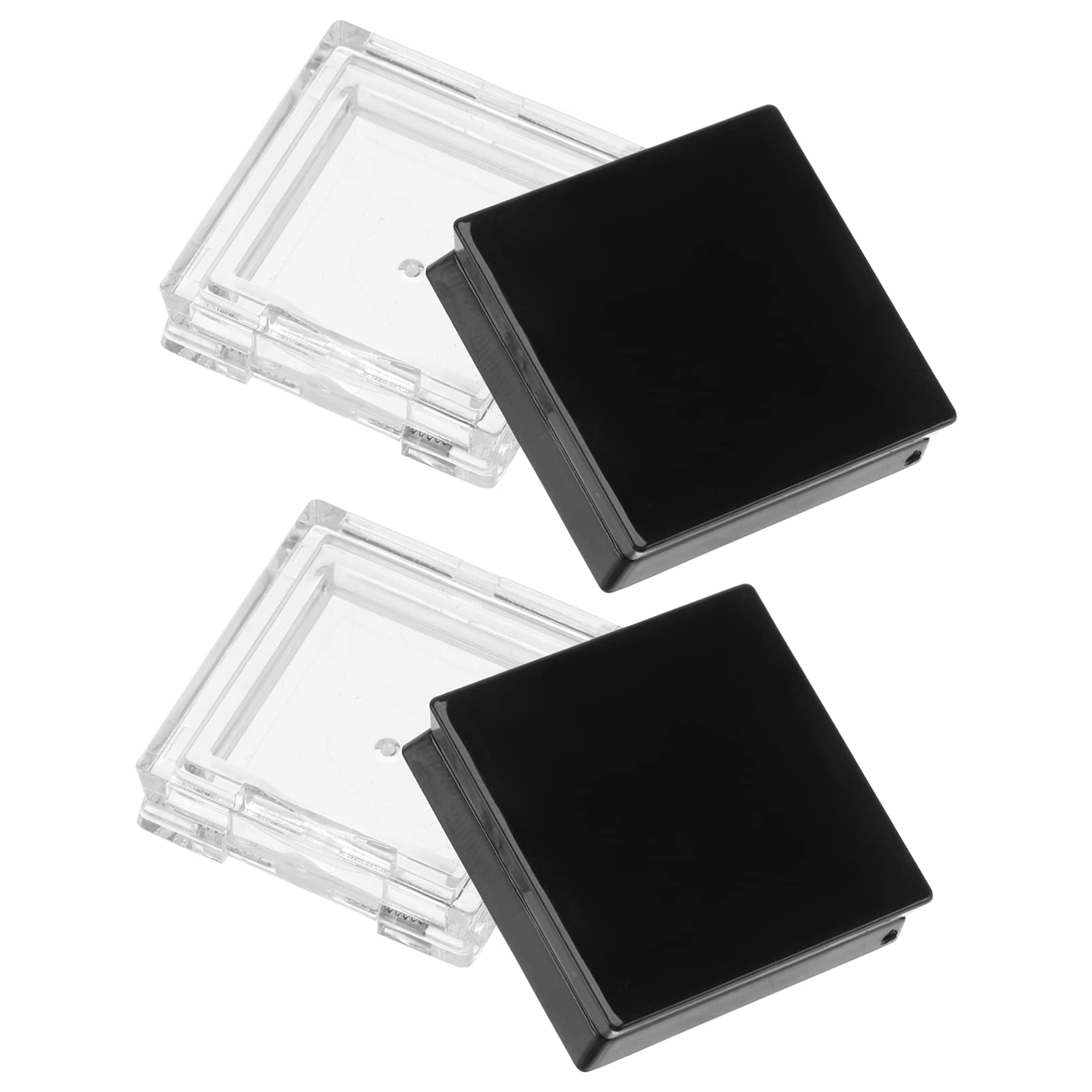 Lurrose Makeup Pallet 4pcs Empty Eyeshadow Eye Shadow Pans Make Up Container Pallet for DIY Cosmetics Supplies Magnetic Travel Containers