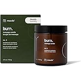 Maude Burn No. 3 - Hydrating + Skin-Softening Soybean + Jojoba Oil Massage Candle - Soothing Warm Massage Oil Candle with Notes of Eucalyptus + Sandalwood - Relaxing Self Care Gifts (4 oz)