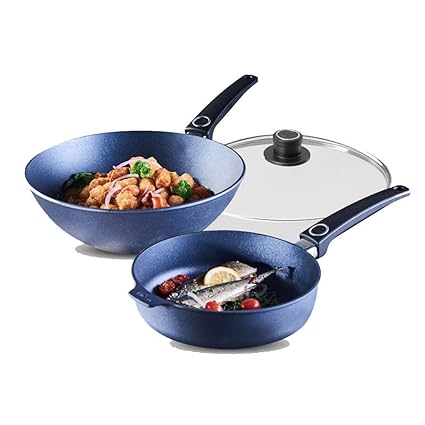 Wjmls Pre Seasoned Cast Iron Skillet 2 Piece Chef Set Oven Safe