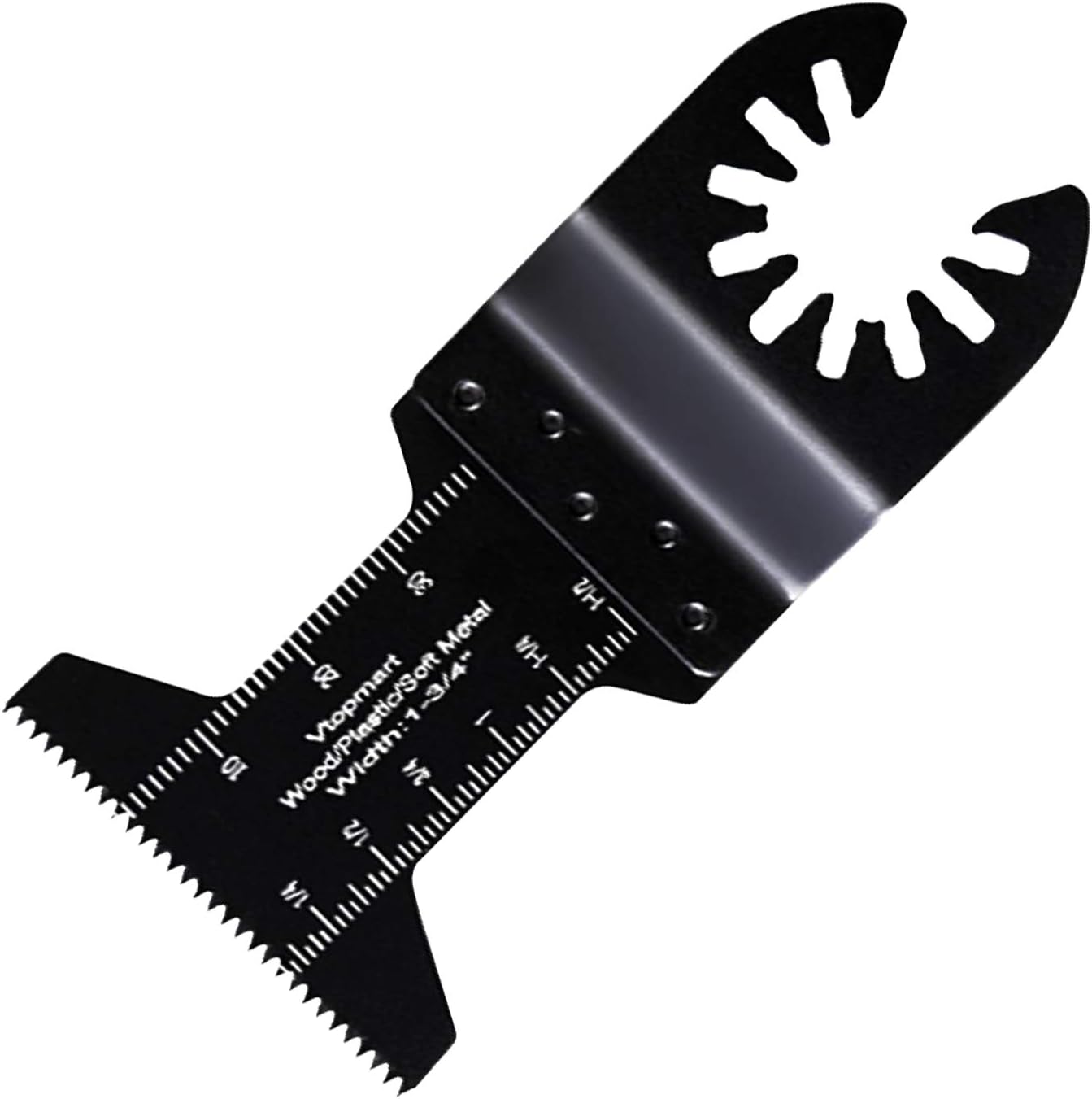 Vtopmart 20 Metal Wood Oscillating Multitool Quick Release Saw Blades Compatible with Fein Multimaster Porter Cable Black & Decker Bosch Dremel Craftsman Ridgid Ryobi Makita Milwaukee Dewalt Rockwell - - 