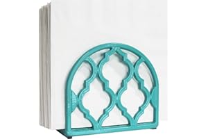 Blue Donuts Cast Iron Classic Napkin Holder - Turquoise