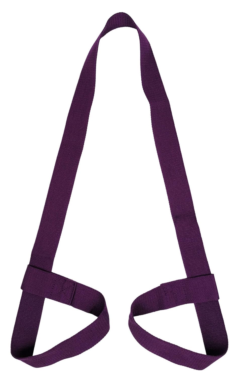 Riarbronee Yoga Mat Carrying Strap Sling，Adjustable Loops for all Mat Sizes（Mat not included） (Purple)