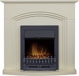 Adam Truro Cream Fireplace 41 Inch with Blenheim Black Electric Fire