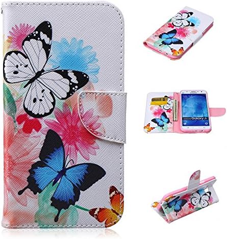 Nutbro J7 Case, Samsung Galaxy J7 Case, with Built-in Credit Card/ID Card Slots Flip Pu Leather Wallet Pouch Case Cover for Samsung Galaxy J7