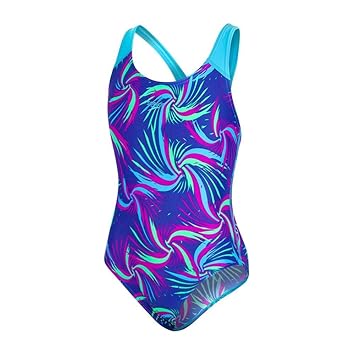 Speedo Mädchen Colourmelt Allover Splashback Badeanzug
