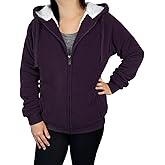 Victory Outfitters Women's Fleece Lined Zip Up Hoodies Casual Hooded Jacket Workout Full Zip Sweatshirts Pocket Coats