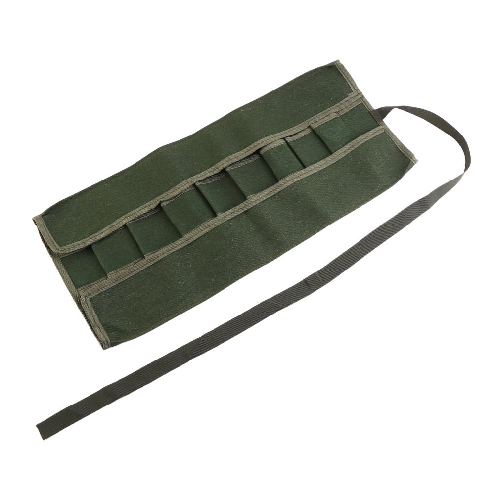Wrench Pouch, Portable Handle Canvas Garden Tool Roll Bag Multifunctional Storage Package Tool Set Case Rolling Bag