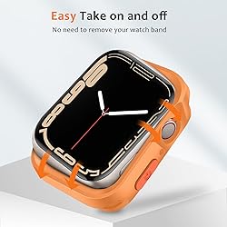 ZZDZZ Rugged Case Compatible with Apple Watch Case