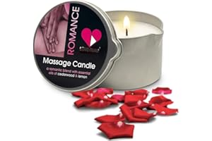 LOVE PLAY Massage Oil Candle for Home SPA - Vegan Moisturizing Body Oil Candle for Pure Relaxation - Hydrating Skin Care Massage Oils with Essential Oils (6.76oz)