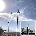 FLTXNY POWER 3000W 110V AC Horizontal Wind Turbine 3KW Wind Power Generator Kits 3 Blades 1.4M Off Grid Wind Turbines Windmill for Home Industrial Marine RV Farm to Charge Battery (No Pole)