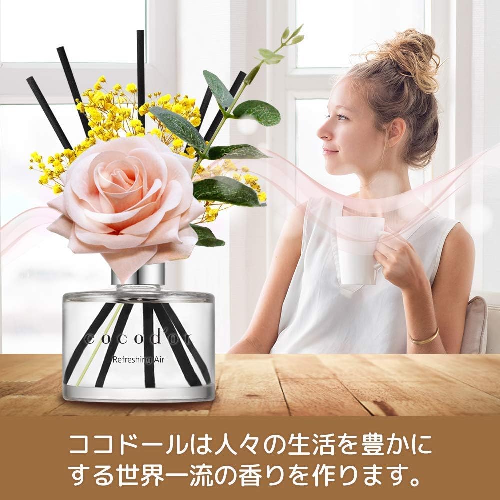 Cocod'or [COCODOR/Lovely Peony Reed diffuser oil 200ml with Rose - Image 4