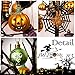Valery Madelyn 24ct Shatterproof Halloween Ball Ornaments Naughty Halloween Pumpkin and Spider Decorations, Themed with Halloween Wreath (Not Included)