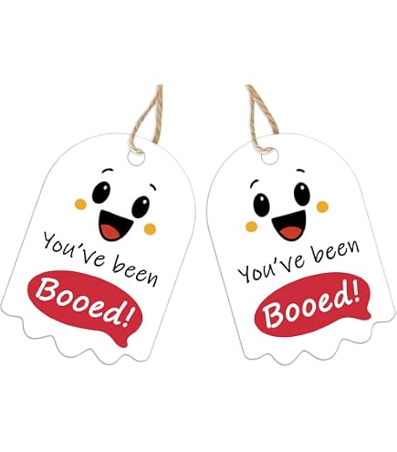 Gioco Di Carte Di Halloween 'You've Been Booed': 50 Biglietti A Tema Zucca E Fantasma Per Divertirti Con Vicini E Amici
