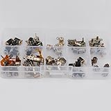 50pcs 3-5V dc 4 Wire 2 Phase micro stepper motor Mini stepping motor 10 Types 5pcs each Miniature stepper motor Assorted with box