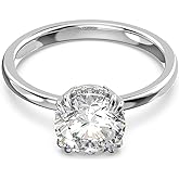 Swarovski Constella Cocktail Ring Jewelry Collection, Princess Cut, Clear Crystals