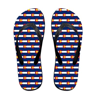 【クリックで詳細表示】[淼] Colorado Flag - Tiny - 1333 Dpi＿759男性用と女性用のフリップフロップビーチとシャワーシューズ