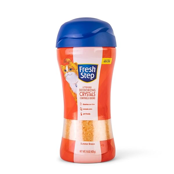FRESH STEP CAT LITTER CRYSTALS DEODORIZER, NON TOXIC...