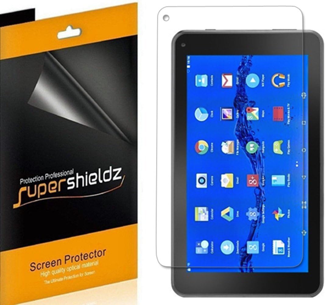 (3 Pack) Supershieldz Designed for Digiland 7 inch Tablet (DL7006-KB, DL718M, DL721-RB) Screen Protector, High Definition Clear Shield (PET)