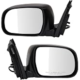 TRQ Driver and Passenger Side Mirror Assembly Set Power Heated Memory Paint | For 2004-06 Lexus RX330 2006-08 RX400h 2007-09 RX350