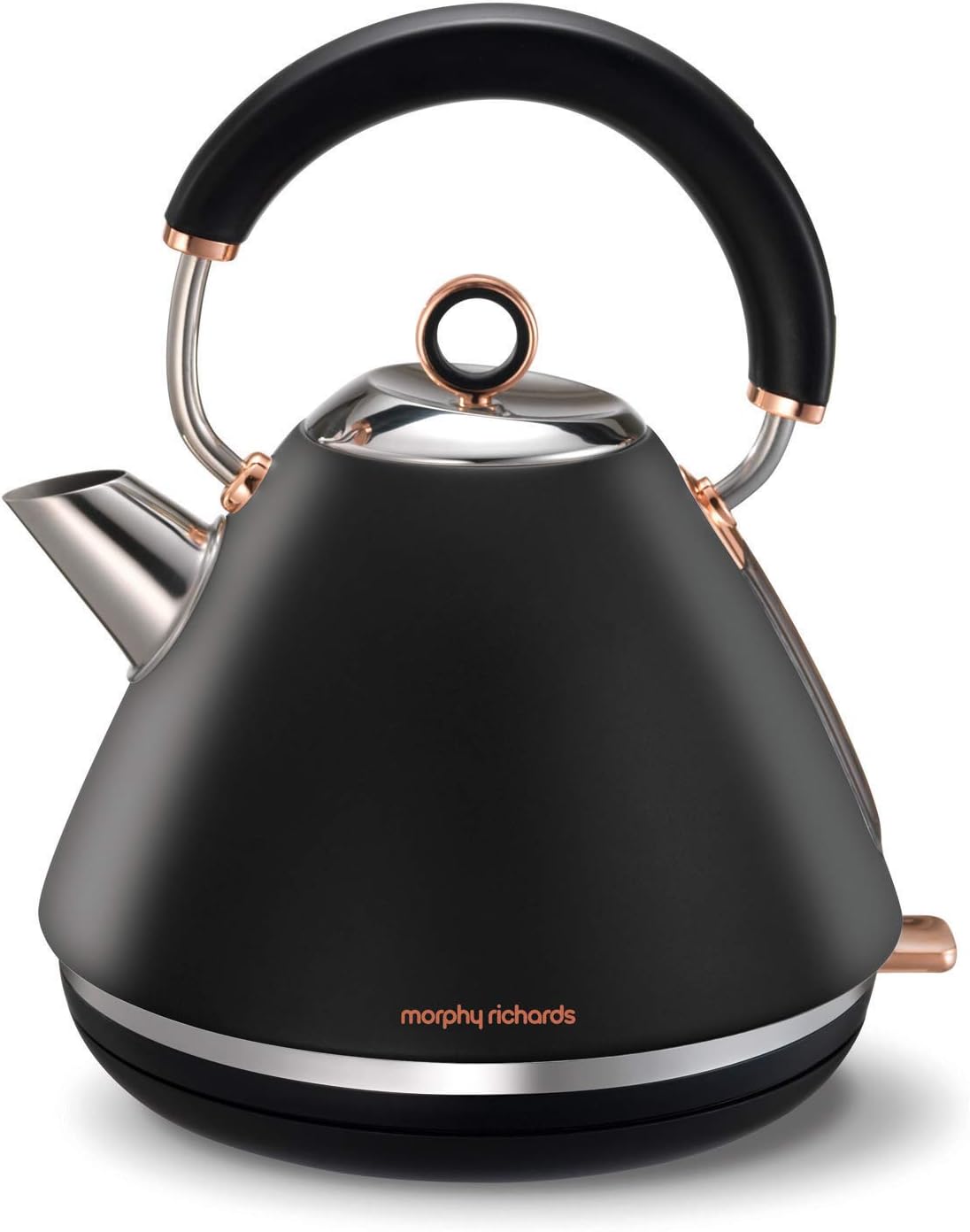 Morphy Richards Electric Kettle Accents Rose GoldBlack mat 102104 Amazon.co.uk Kitchen & Home