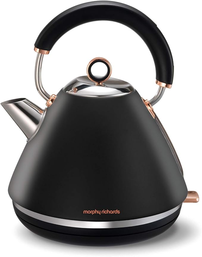 Morphy Richards Electric Kettle Accents Rose GoldBlack mat 102104 Amazon.co.uk Kitchen & Home