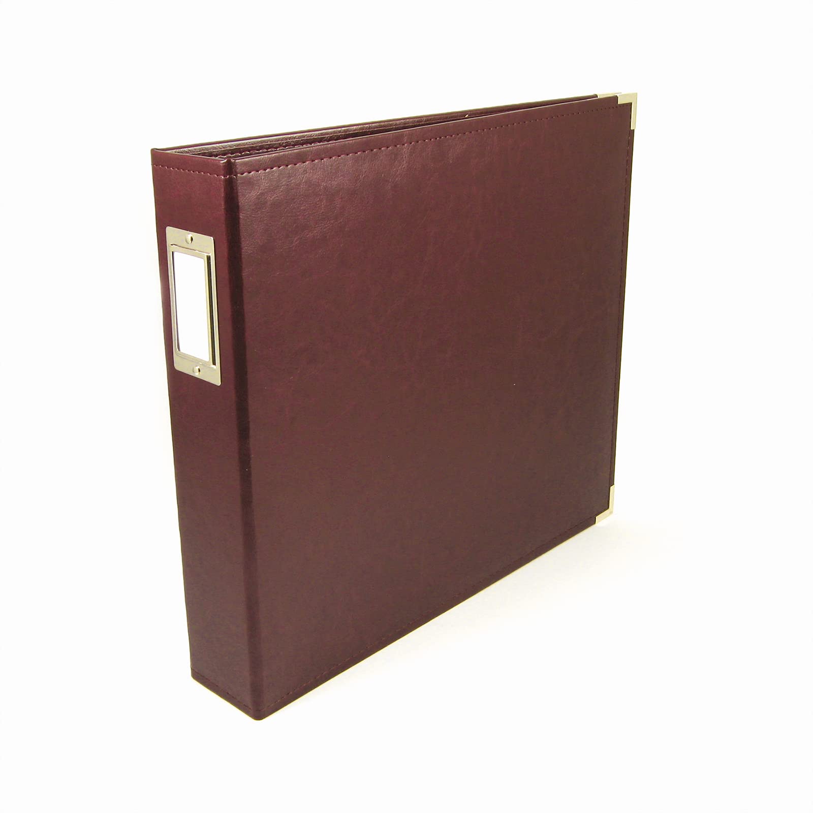 We R Memory Keepers We R Classic Leather 3-Ring Album X 12-inch Cinnamon, Acrylic, Multicolour, 34.79x39.11x6.85 cm