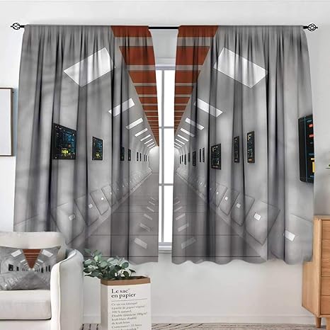Amazon Com Renteriadecor Futuristic Patio Door Curtains Ight