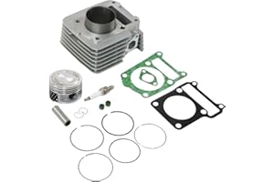 DEEGOOLY 57mm Big Bore Cylinder Rings Top End Kit Fits for Yamaha TTR125 TTR125E TTR125L TTR125LE 2002-2005 Aftermarket Parts