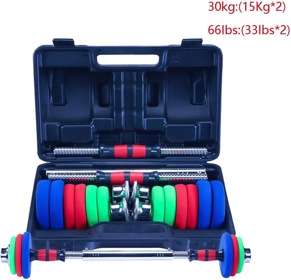 YBYB Dumbbell Dumbbells 1 Pair Dumbbells 15 Kg/20 Kg/25kg/30 Kg Home Fitness Equipment Adjustable Barbell Dumbbell Arm Exercise Training Device