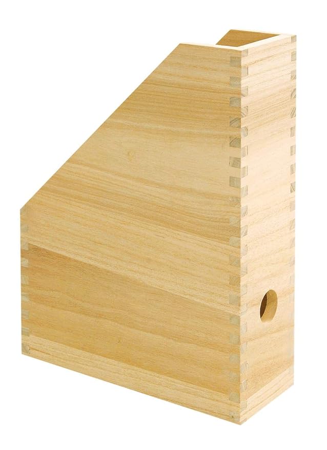 VBS Stehsammler Zeitschriftensammler, Stehordner, Zeitschriftenbox aus Holz