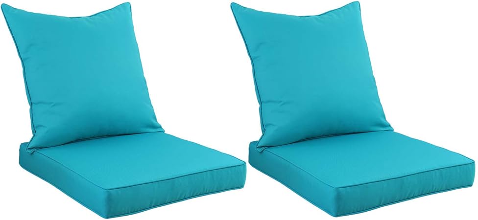 Amazon Com Outdoor Deep Seat Chair Cushion Set Replacement
