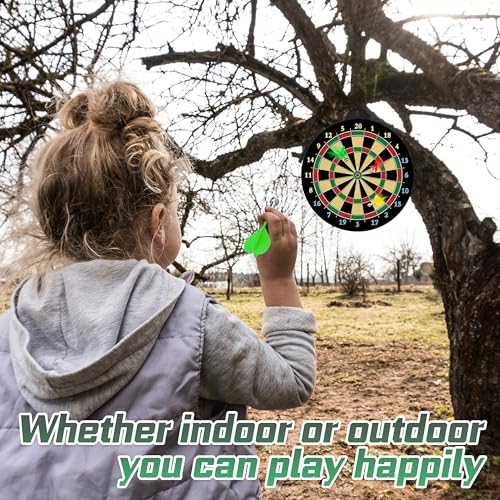 Magnetic Dart Boards, 6pcs Magnetic Darts, Excellent Indoor Game and Party Games, Gifts from 5 to 12 Years Old Boy Kids, Easy Hanging Classic Dart Board Toys Indoor Outdoors Party Games