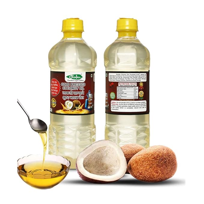 Clear Thoughts Orgatma Natural Copra Coconut Oil (1000 ml) Amazon.in