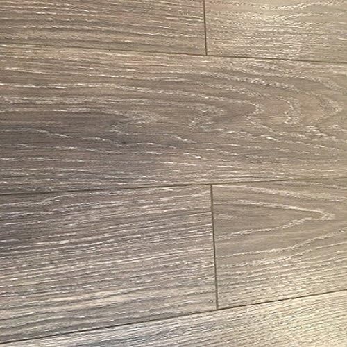 Dekorman 1139-2 AC3 CARBII V-Groove Click EIR 12-Oak Collection Laminate Flooring,  12mm, Grey Oak
