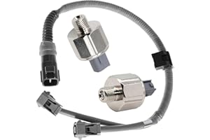 Knock Sensor with Wiring Harness for Toyota Highlander Camry Avalon Sienna, for Lexus ES300 RX300 2000 2001 2002 Knock Detonation Sensor Cable 89615-12090 CHENHO