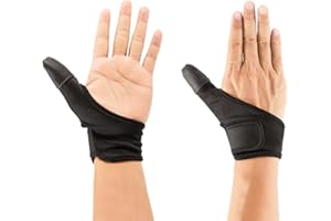 LKLKKC Adult Thumb Guard Habit Stop Thumb Breaker Thumb Cover Thumb Glove to Help Stop Skin Picking Thumb Sucking and Hair Pulling (Black 1)