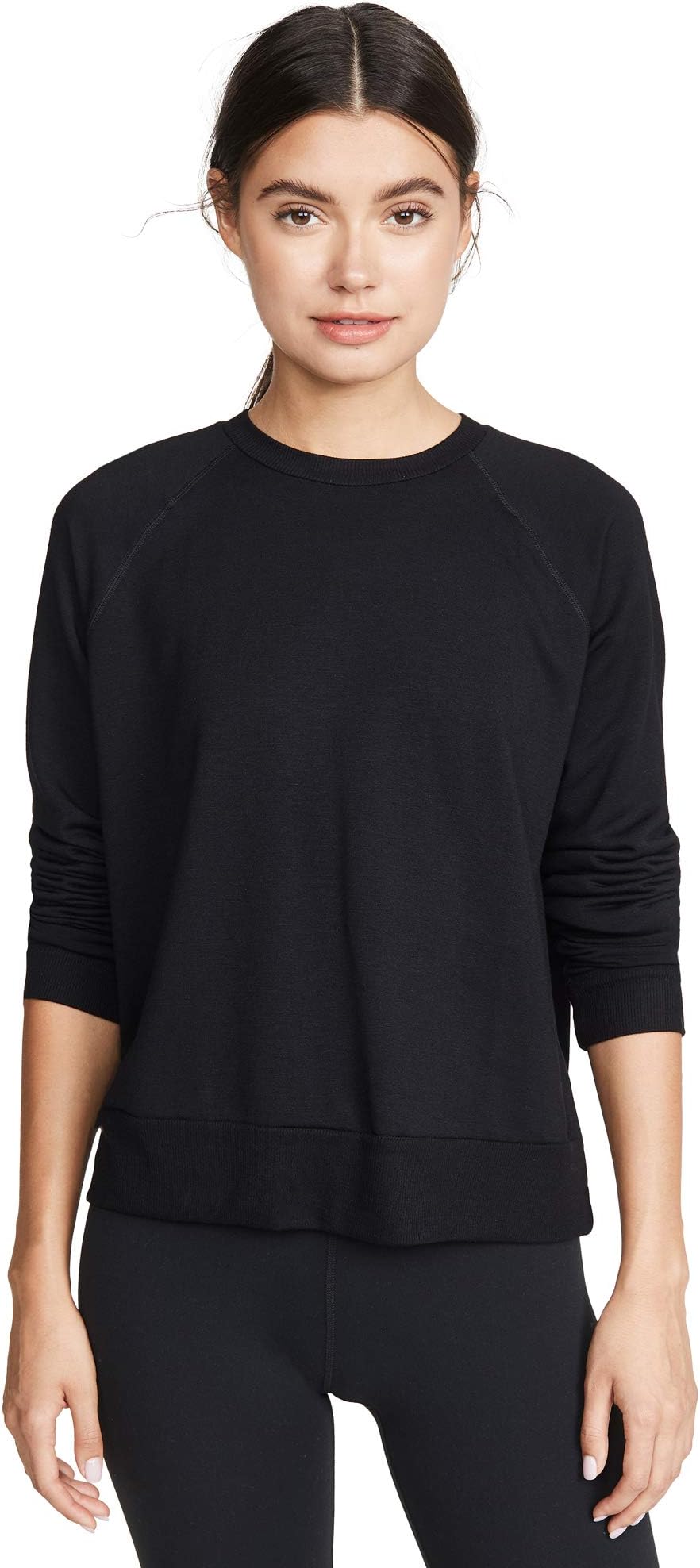 Beyond Yoga Womens Favorite Raglan Crew Pullover