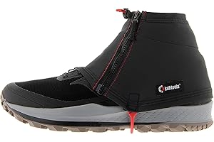Kahtoola INSTAgaiter Low Gaiters for Hiking, Trail Running, Mountaineering, Hunting, Rocky Terrain, Mud, Snow & Ice