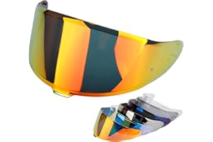 RIDLOG RF-1400 Visor CWR-F2 Motorcycle Helmet Visor RF 1400 Visor Replacement, RF1400 X15 Tinted Visor Face Shield for RF-1400 CWR-F2 NXR 2 Z8 UV Protection (Red)