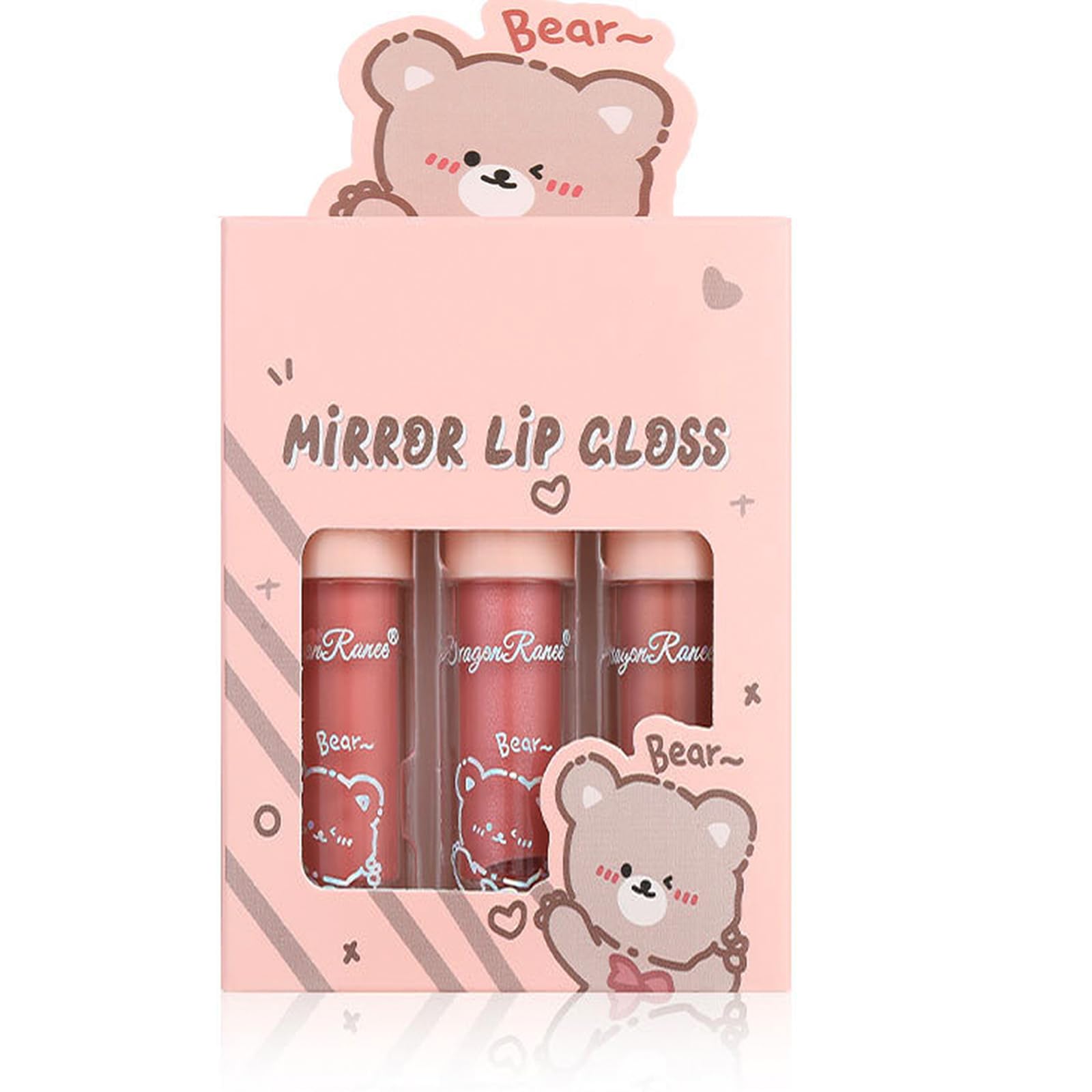 Lip Gloss Set, Lipgloss Sets, Lip Stain Lip Oil Plumping Tinted Lip Balm Lip Glow Oil Kit, Hydrating Moisturizing Liquid Lipstick Lip Plumper Make up Gifts for Women and Girls