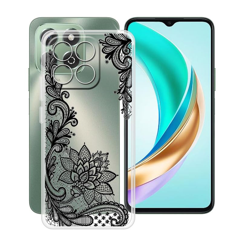 HGJTFANY Phone Case for Honor X6b (6.56"), Ultra-Thin Clear Shockproof Cover, Soft Silicone TPU Bumper Protective Shell for Honor X6b - WM108