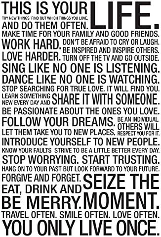 This Is Your Life Motivational Poster 36 x 24in