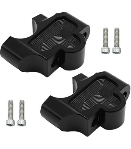 AMZCO Extension Retroviseur Moto pour HON&DA NT1100 NT 1100 2022 2023 Extension De Rétroviseur De Moto(Le Noir