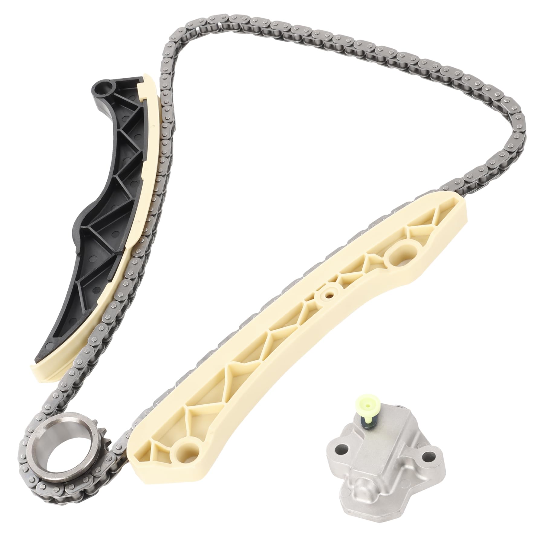 Photo 1 of 1.6L Engine Timing Chain Kit WithTensioner, Compatible with 2012-2021 Hyundai Kia Accent Elantra Kona Sonata Tucson Veloster Forte Soul Optima Rio Seltos, 1.6L L4 Engine, Replace# 243212B620