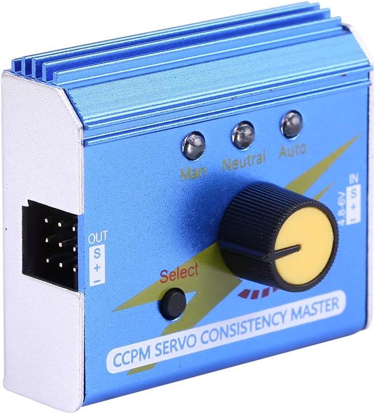 RC Motor Servo Tester, CCPM Servo Consistency Master Motor Tester ESC