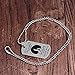 Myhouse“to My Son”Silver Color Pendant Stamped Necklace Military Chain for Boys Pets Adults