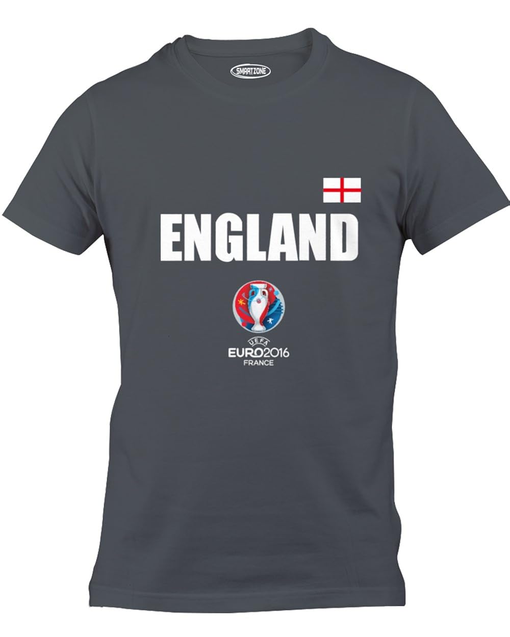 England Euro 2016 Logo Soccer Football T Shirt Stellanovelty