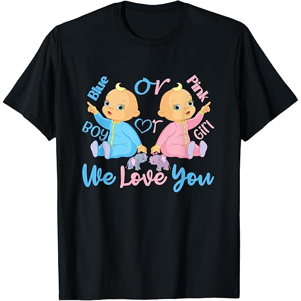 Amazon.com: Boy Or Girl Baby Shower T-Shirt : Clothing, Shoes