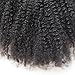 ZigZag Hair Clip In Human Hair Extensions Afro Kinky Curly Peruvian Virgin African American 4B 4C Clip in Hair Extensions Natural Clip Ins For Black Women (18inch, 4B 4C)