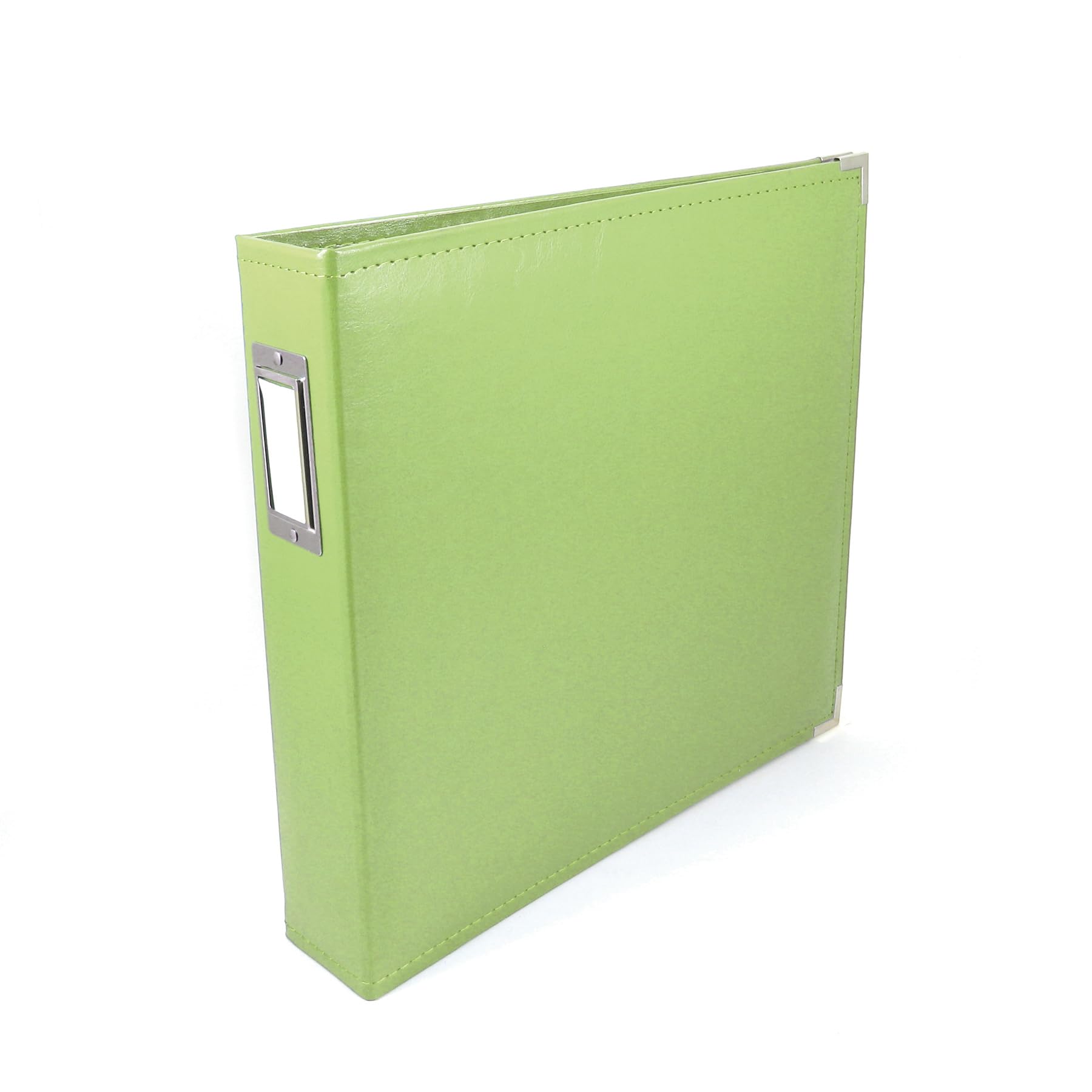 We R Memory Keepers We R Classic Leather 3-Ring Album X 12-inch Kiwi, Acrylic, Multicolour, 34.79x39.11x6.85 cm